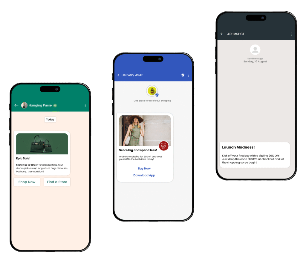 WhatsApp, RCS, SMS all in Communicat-O
