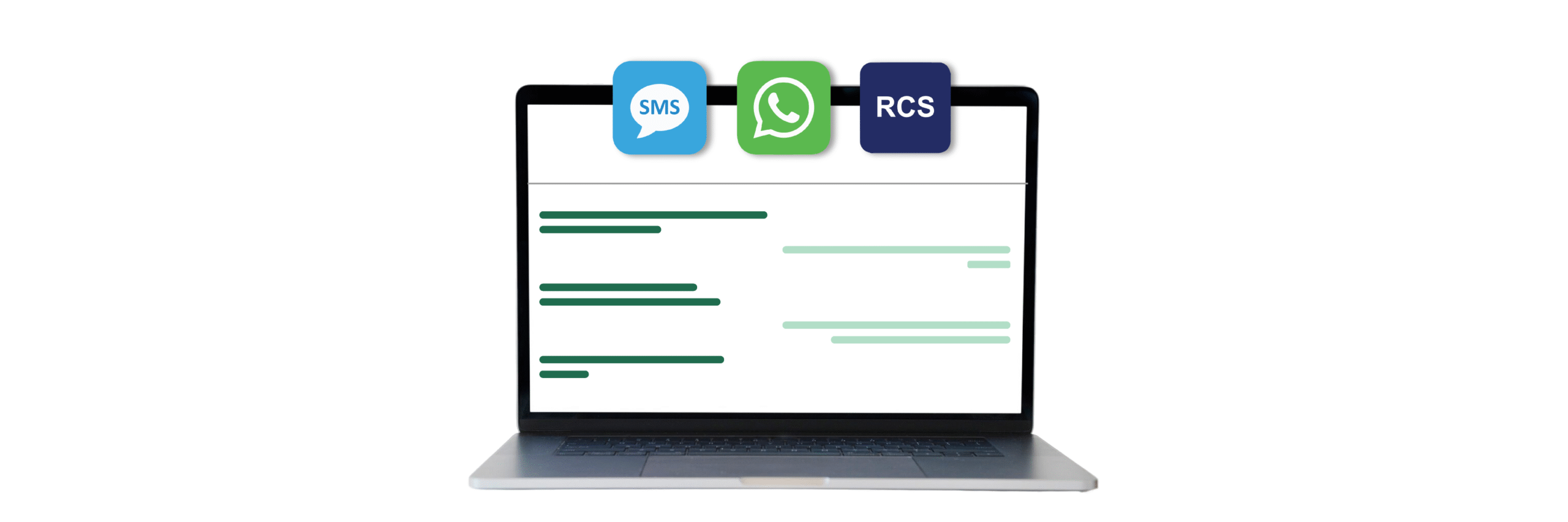 WhatsApp, RCS, SMS all in Communicat-O