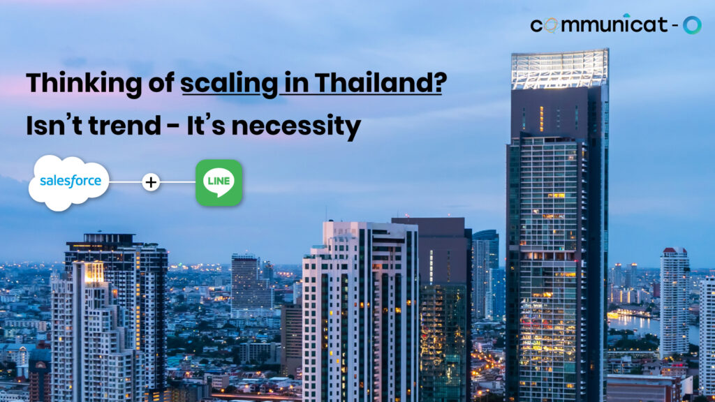 Line App Integration with Salesforce in Thailand - Communicat-O