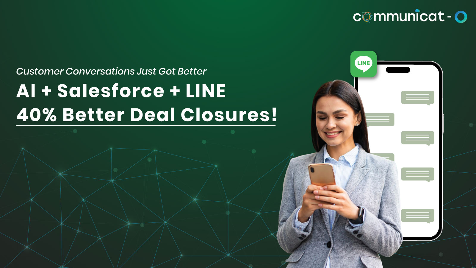 Salesforce LINE CRM AI Integration - Communicat-O