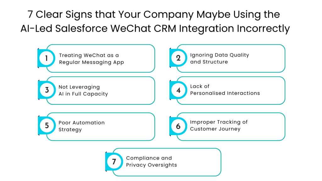 7 Clear Signs that Your Company Maybe Using the AI-Led Salesforce WeChat CRM Integration Incorrectly - Communicat-O