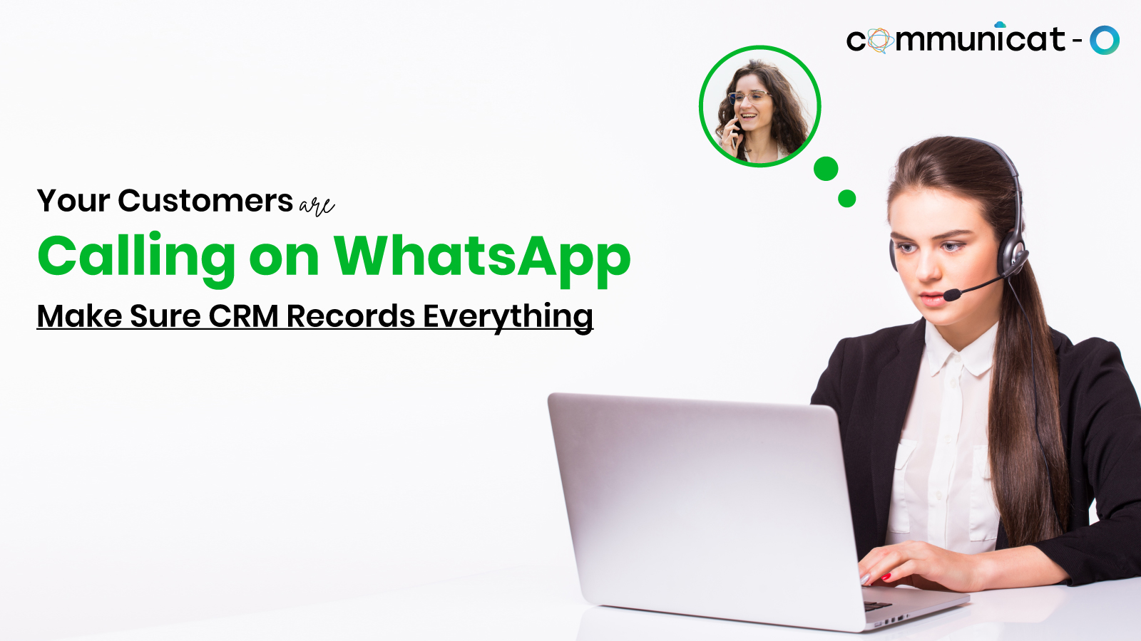 Whatsapp calling CRM Solutions - Communicat-O