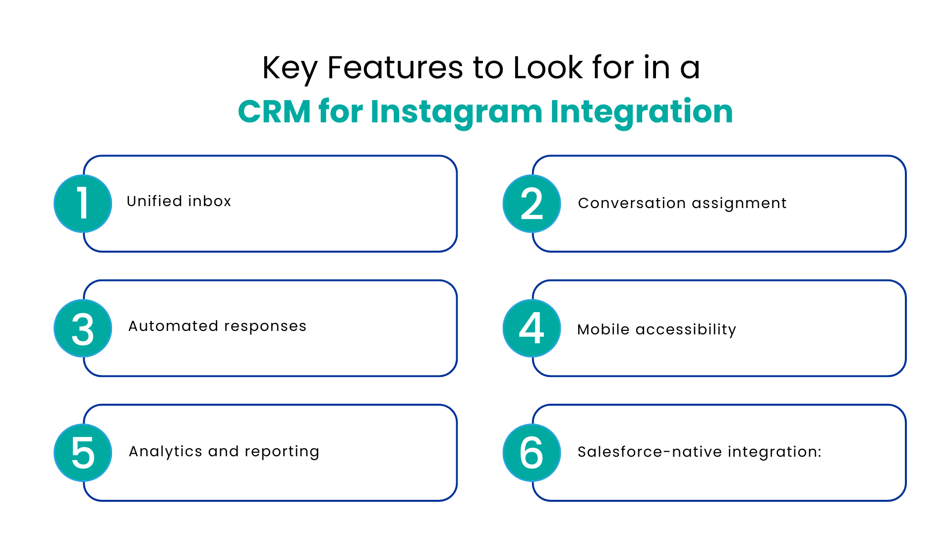 Key Features to Look for in a CRM for Instagram Integration - Communicat-O